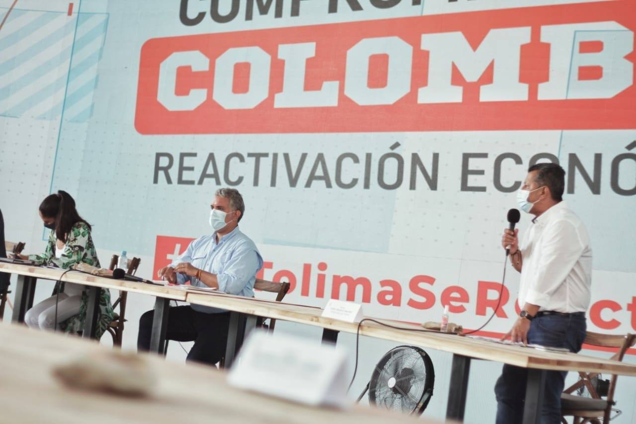 Presidente Duque resaltó el manejo de la pandemia en el Tolima