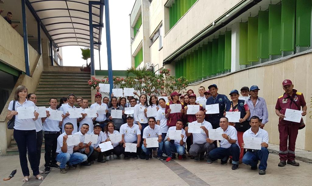 39 recuperadores de material reciclable certificaron sus competencias laborales