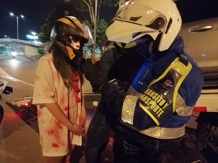 14 vehículos inmovilizados en Ibagué por caravanas clandestinas
