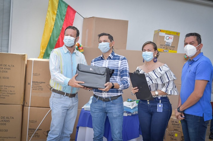 Ibagué recibió importante donación de Emiratos Árabes Unidos