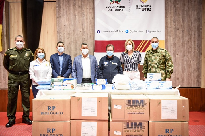 Gobierno Nacional entregó $4.500 millones en elementos de bioseguridad para el Tolima