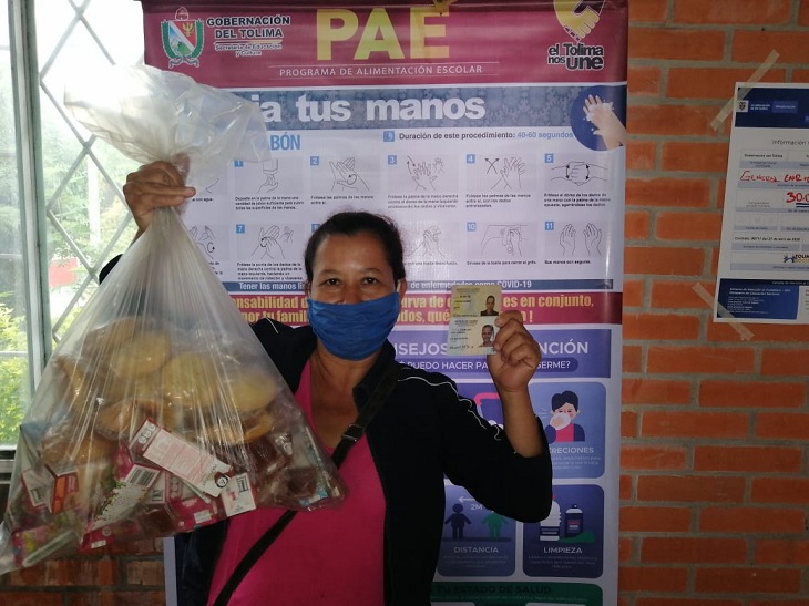 Gobernación del Tolima inició entrega de “Alimentos en Casa” del PAE