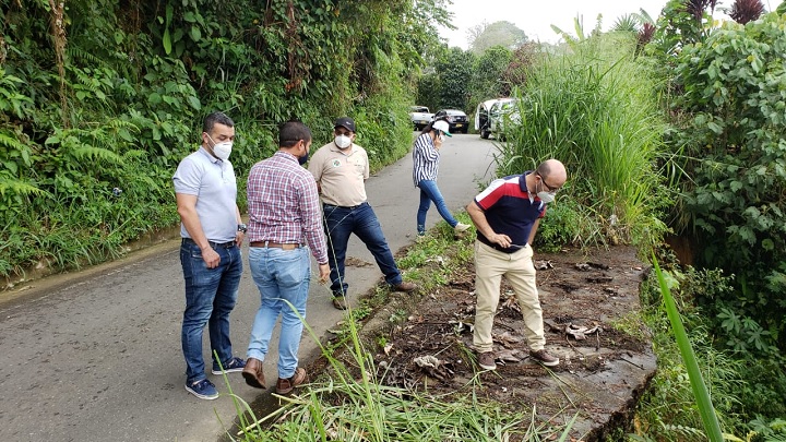 Vías críticas de Santa Isabel objeto de inspección técnica