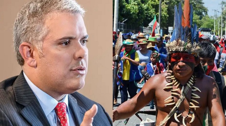 "Al presidente Duque le quedó grande el país": crítica de la Minga