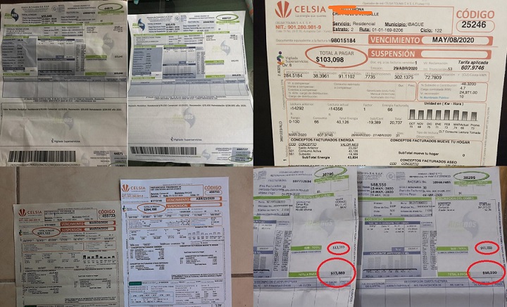 Crece la indignación por desmesurados costos de los servicios públicos