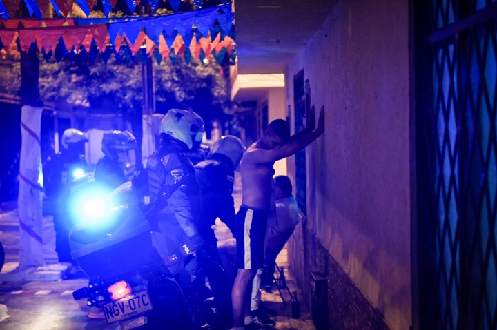 Dos homicidios, cuatro capturas y 47 comparendos durante noche de Navidad en Ibagué