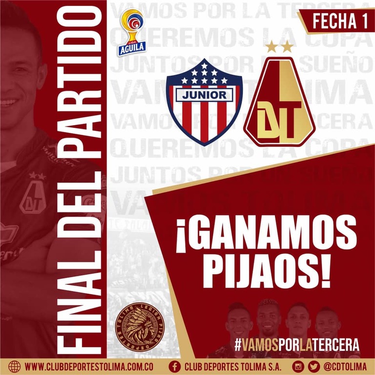 Triunfo clave del Deportes Tolima