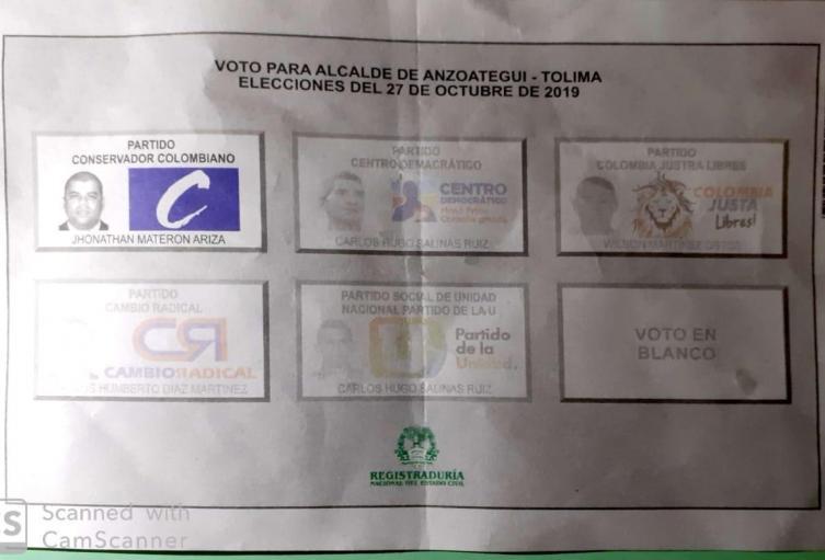 Policía Metropolitana incautó cantidad de propaganda política en Ibagué