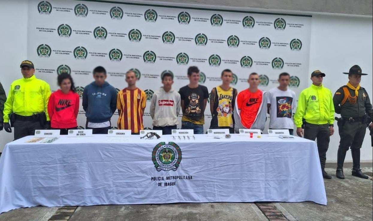 A la cárcel jóvenes que vendían drogas en El Salado, Modelia y otros barrios de Ibagué