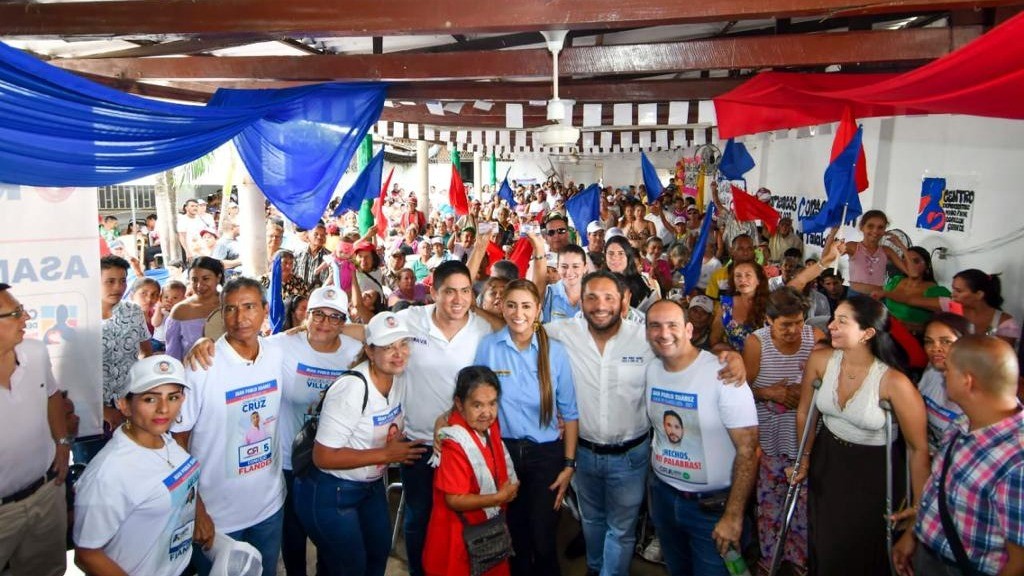 Adriana Magali Matiz con el apoyo de 4 candidatos a la alcaldía de Flandes