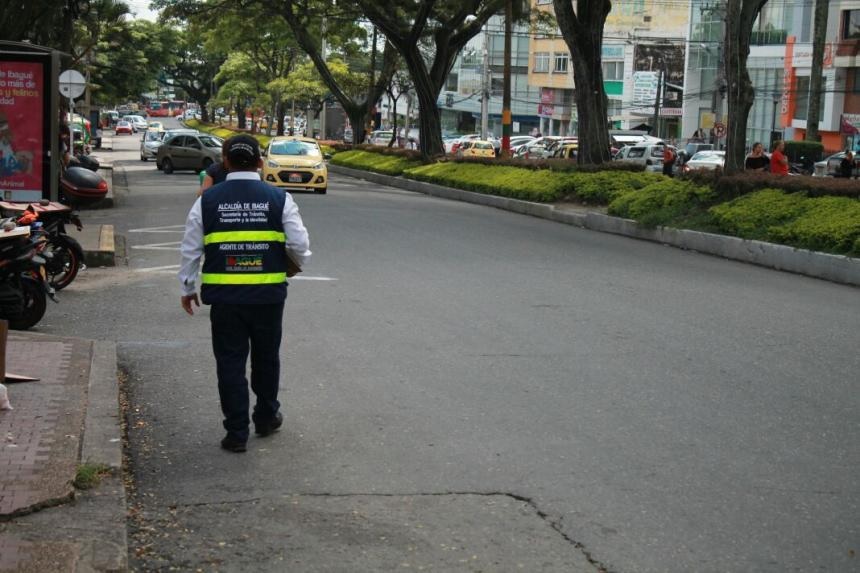 Agentes Azules de tránsito no podrán realizar operativos en Ibagué