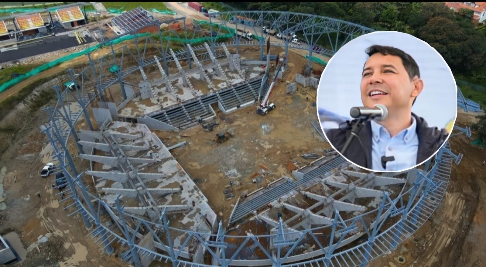 Alcalde Hurtado se contradice y cambia el porcentaje de ejecución del Coliseo Mayor