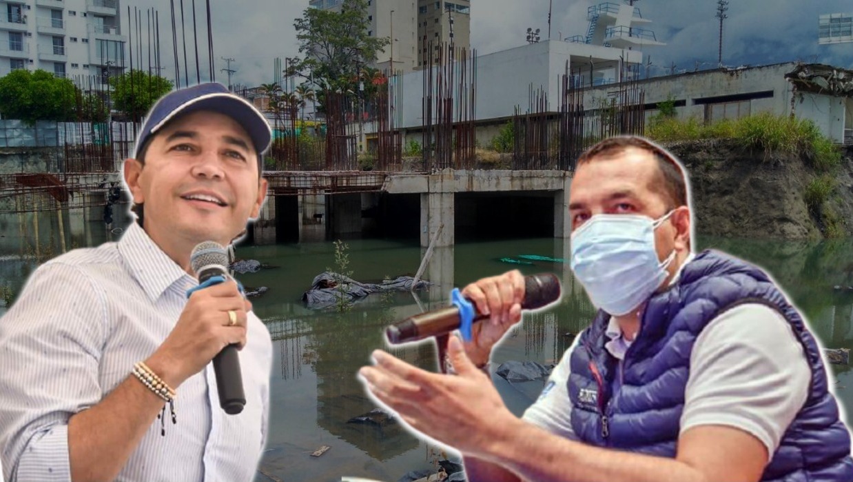 Alcalde Hurtado y Secretario de Infraestructura se contradicen con las Piscinas Olímpicas