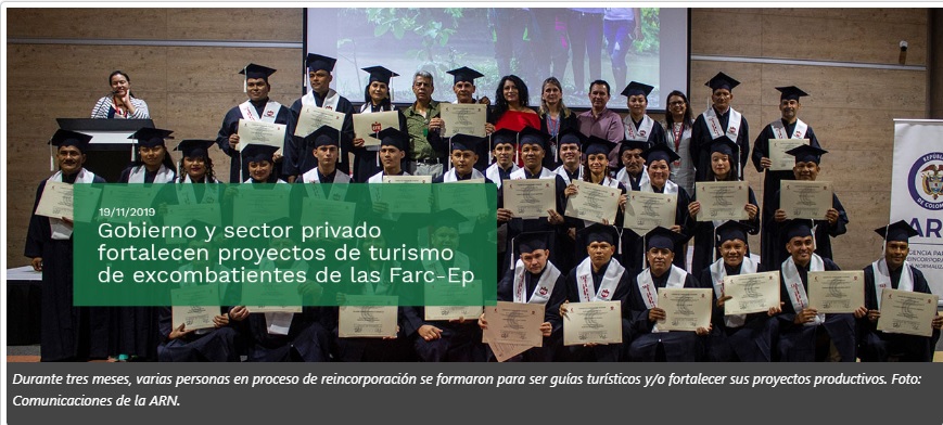 Excombatientes de Icononzo reciben título