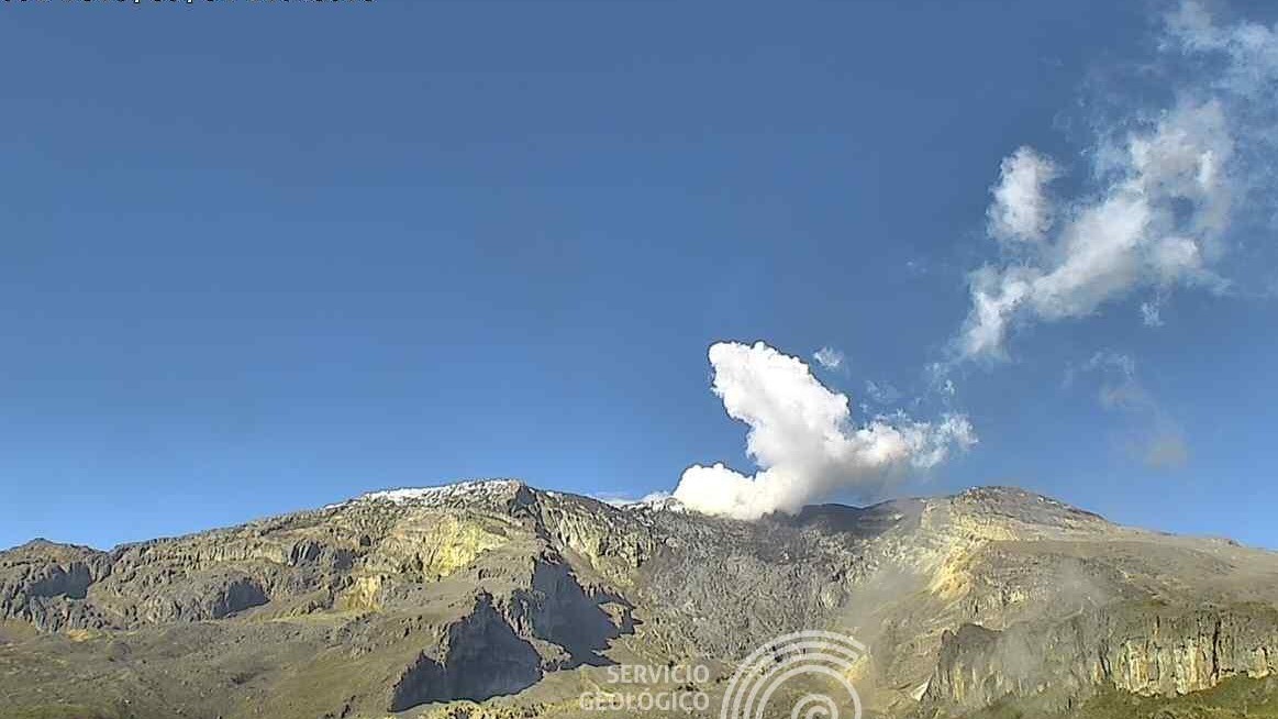 Aumentaron los temblores en el Nevado del Ruiz