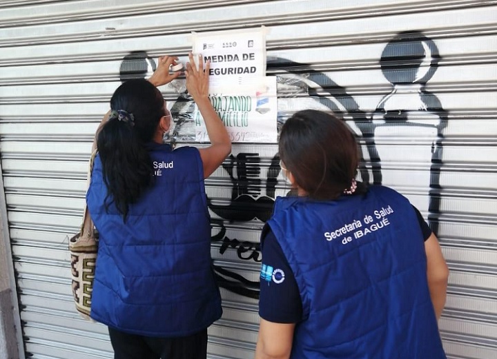 Sellan temporalmente siete peluquerías de Ibagué