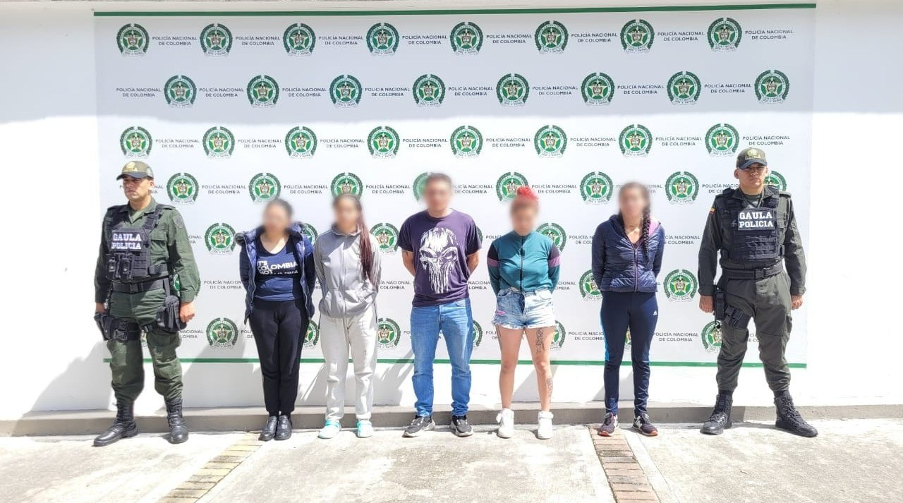 Cae banda que extorsionaba por redes sociales a comerciantes del Tolima