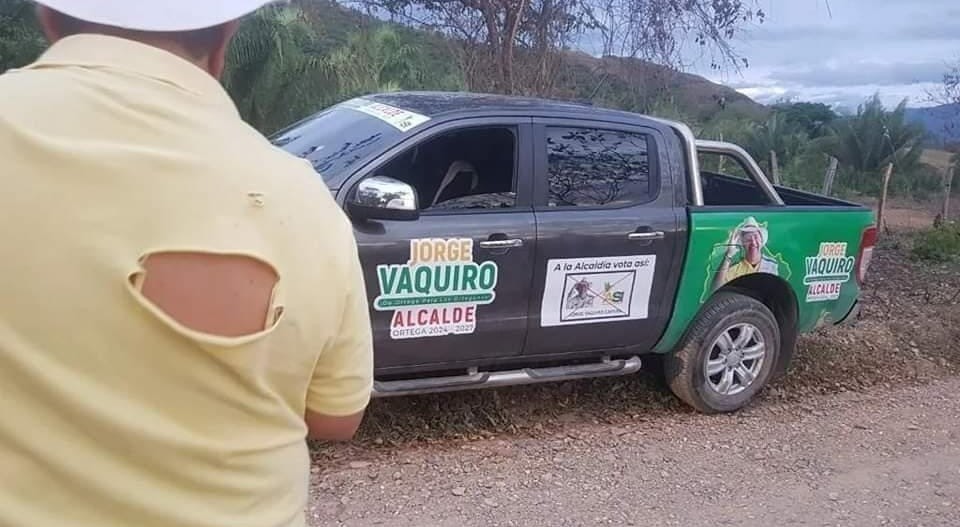 Candidato a la Alcaldía de Ortega sufrió atentado con arma de fuego