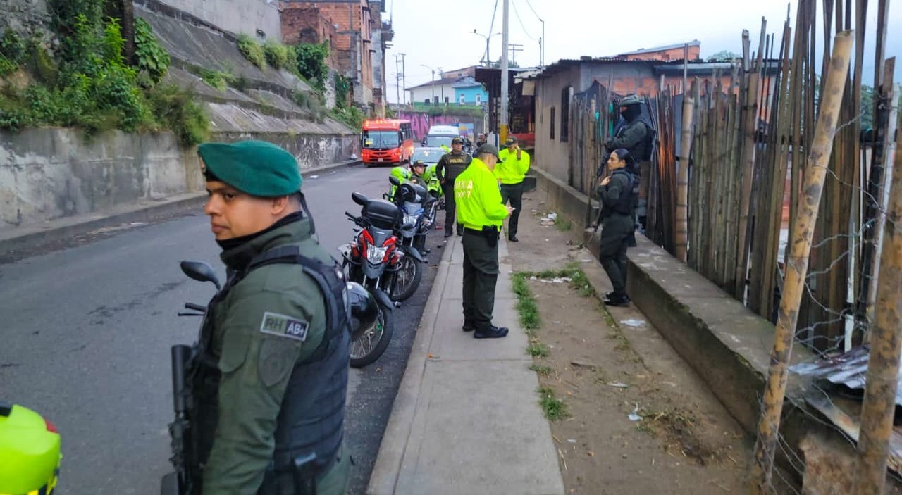 Capturadas 10 personas en uno de los sectores más peligrosos de Ibagué