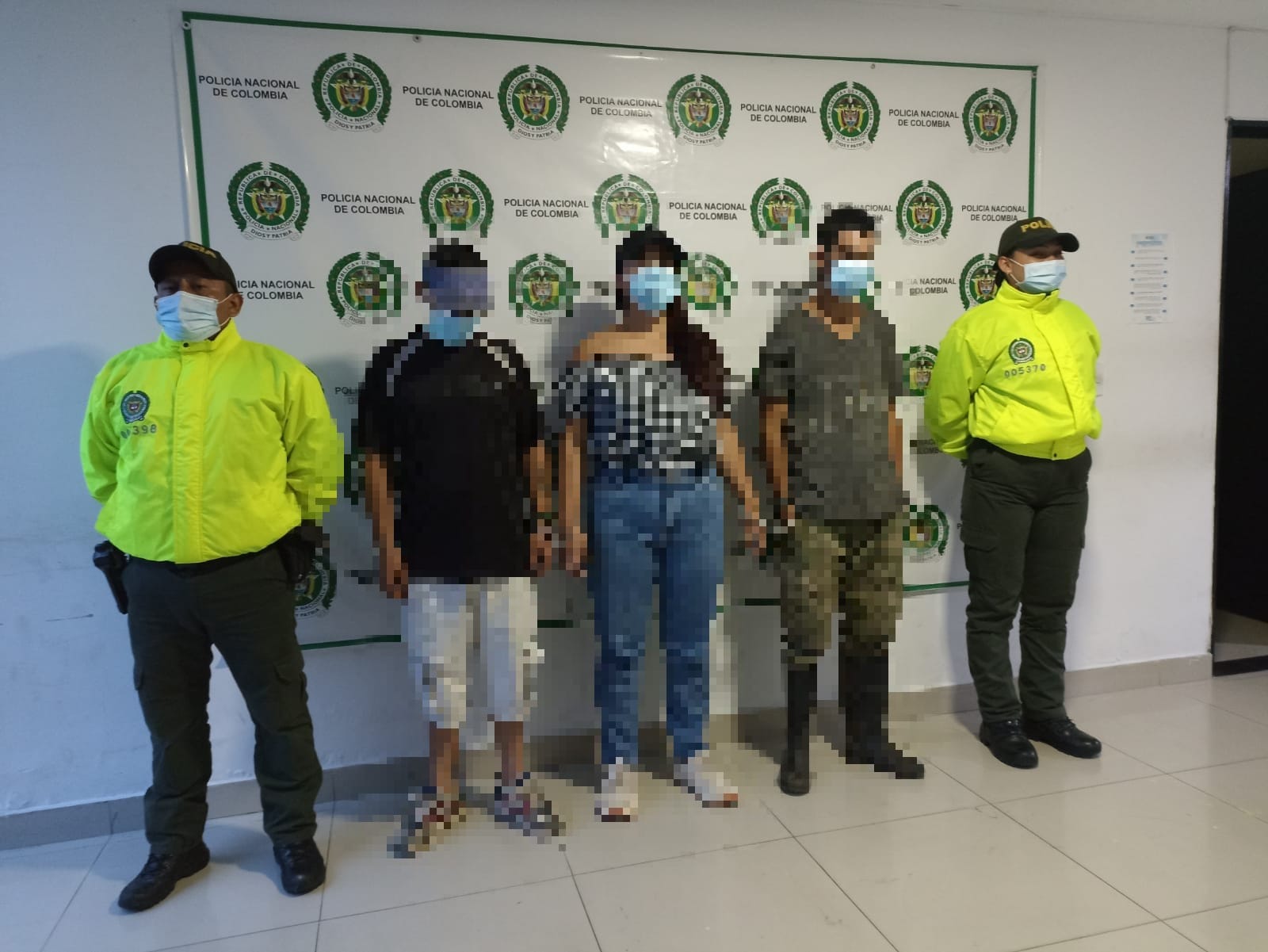Capturadas tres personas acusadas de quemar el peaje del cruce de Armero