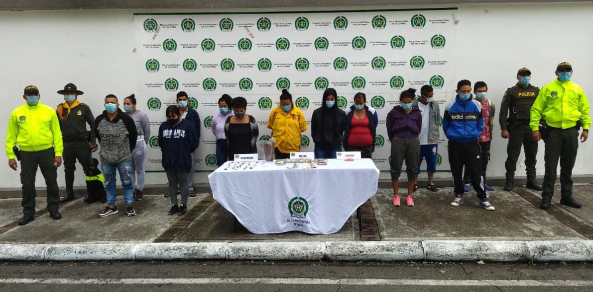 Capturan a otras 13 personas que se dedicaban a vender droga en Ibagué