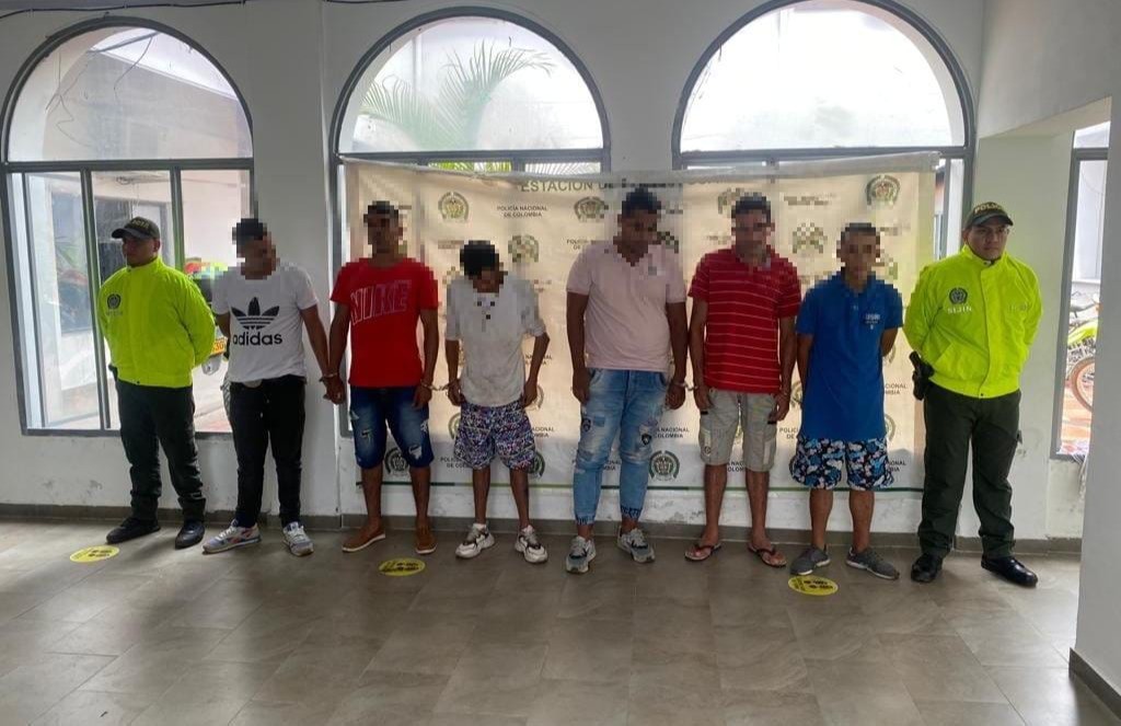 Cárcel para seis hombres por tráfico de drogas en el Tolima