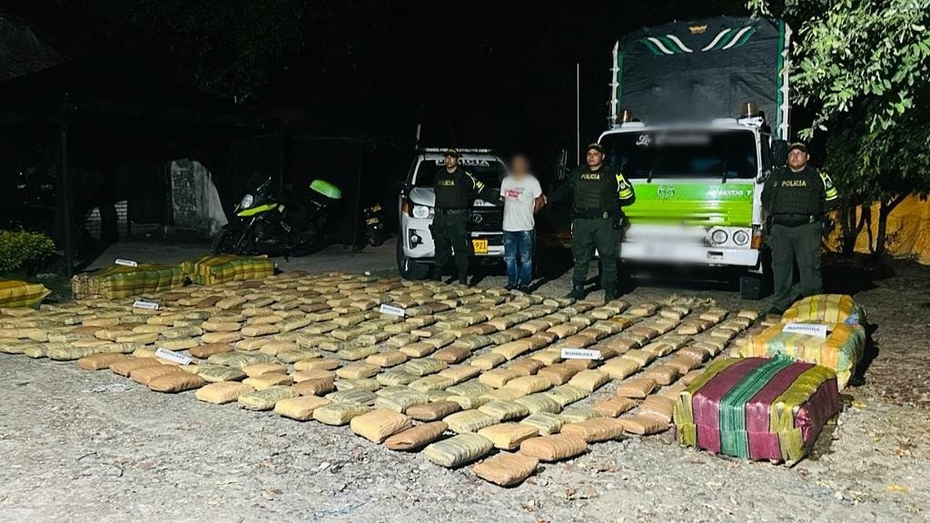 Incautan millonario cargamento de marihuana en vías del Tolima