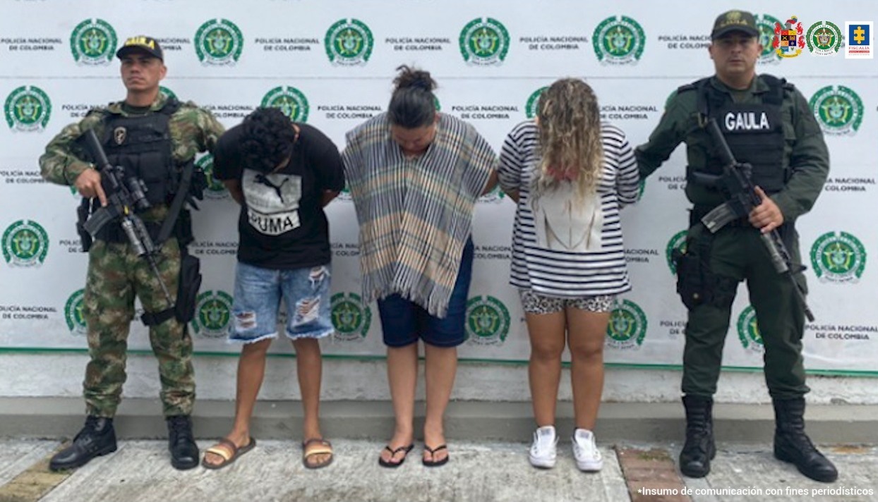 Casa por cárcel para presuntos extorsionistas de Venadillo