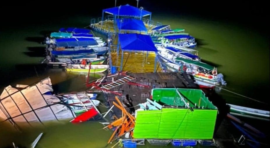 Crisis en la represa de Prado: vientos generaron grandes pérdidas materiales
