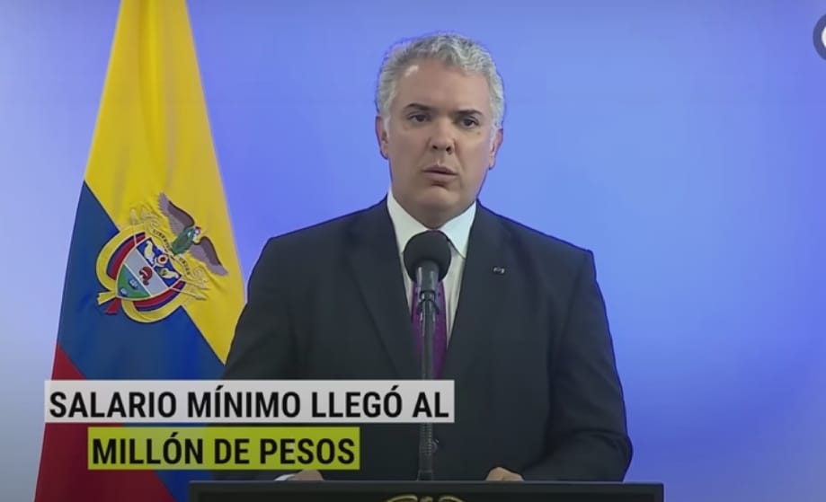Confirman aumento del salario mínimo en Colombia a un millón de pesos