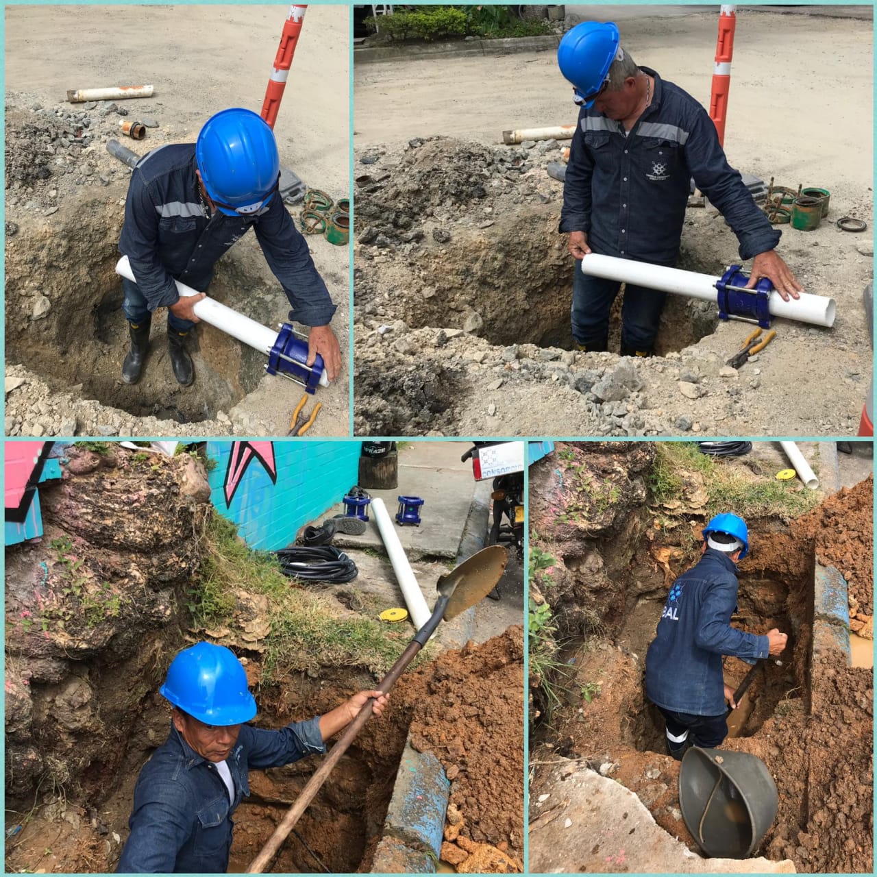 IBAL garantiza servicio de agua con cuadrilla de trabajadores a fin de año