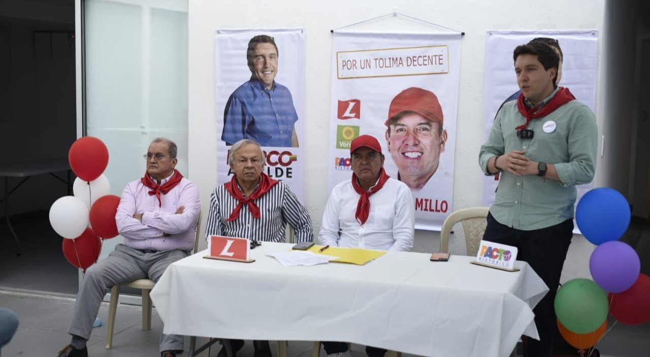 Dan a conocer acuerdo del Pacto Histórico y partido Liberal para elecciones del Tolima