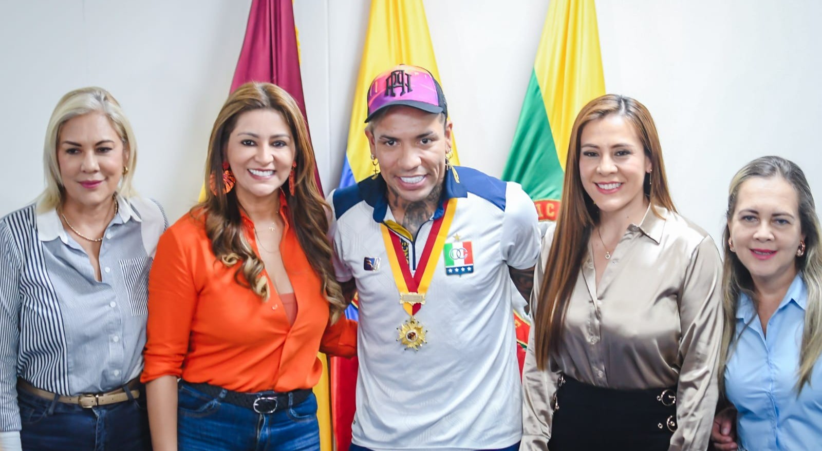 Dayro Moreno recibió la conmemoración como "tolimense ilustre"