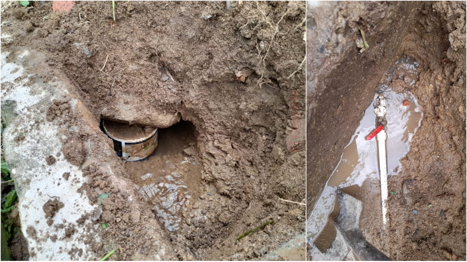 Denuncian negligencia del IBAL para atender desperdicio de agua hace más de dos meses