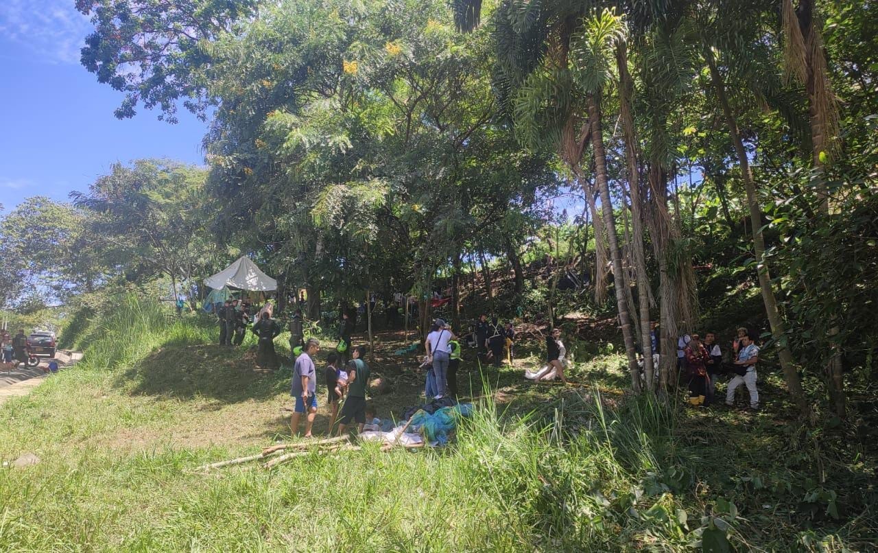 Desalojaron a 50 familias que habían invadido un predio en Ibagué