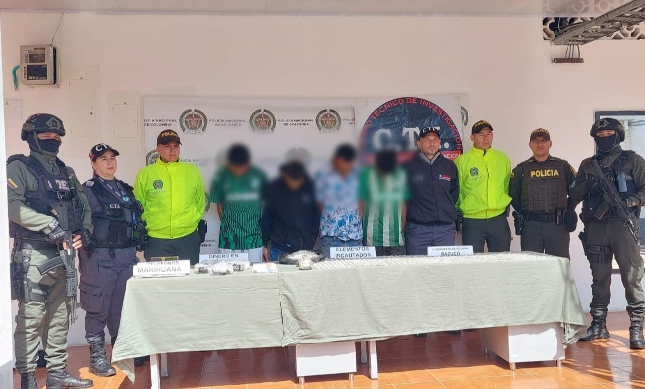 Desmantelan banda que vendía estupefacientes en Chaparral