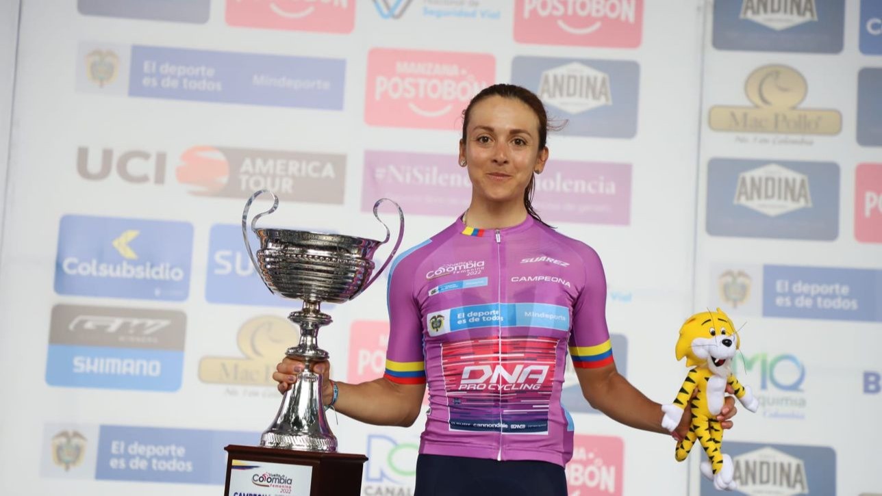 Diana Peñuela, nueva campeona de la Vuelta a Colombia Femenina