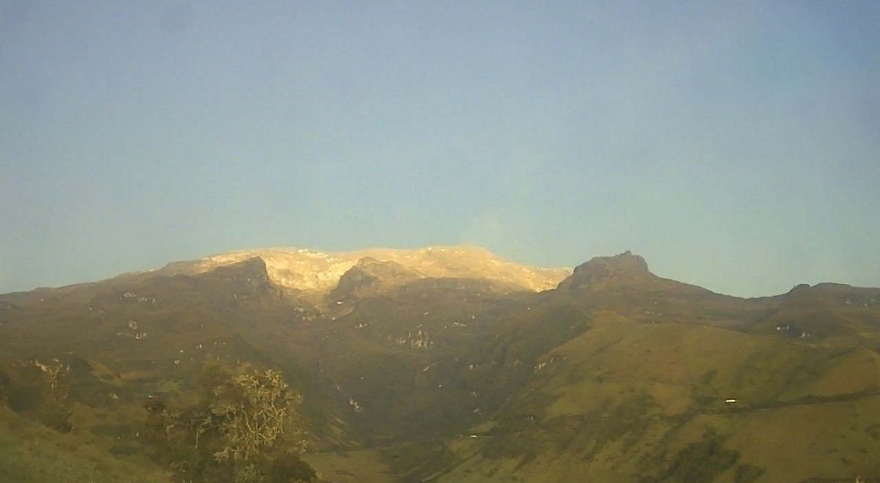 Disminuye actividad en el Nevado del Ruiz