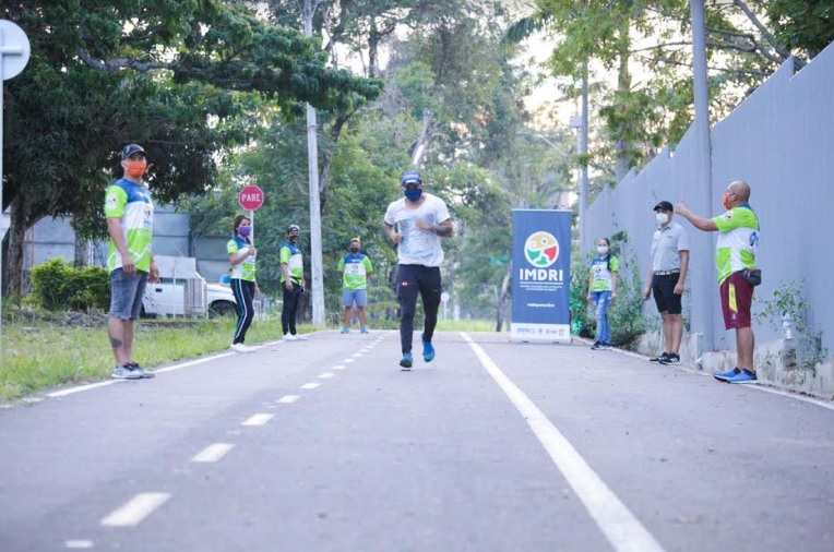 Verifican cumplimiento de medidas sanitarias durante práctica de deporte al aire libre