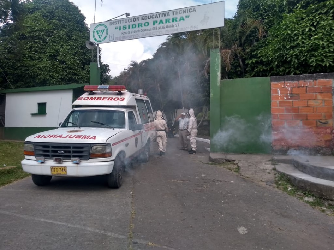 Gobierno Departamental atendió ataque de abejas africanizadas en institución educativa de El Líbano