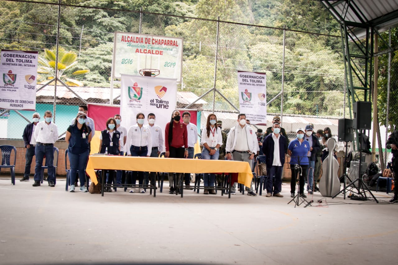Los programas del gobierno del Tolima en Chaparral
