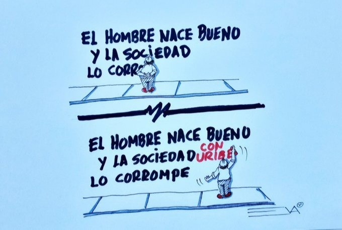 El hombre nace bueno y...