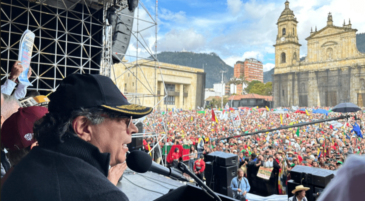 El primero de mayo, Petro será orador en la plaza de Bolívar de Bogotá