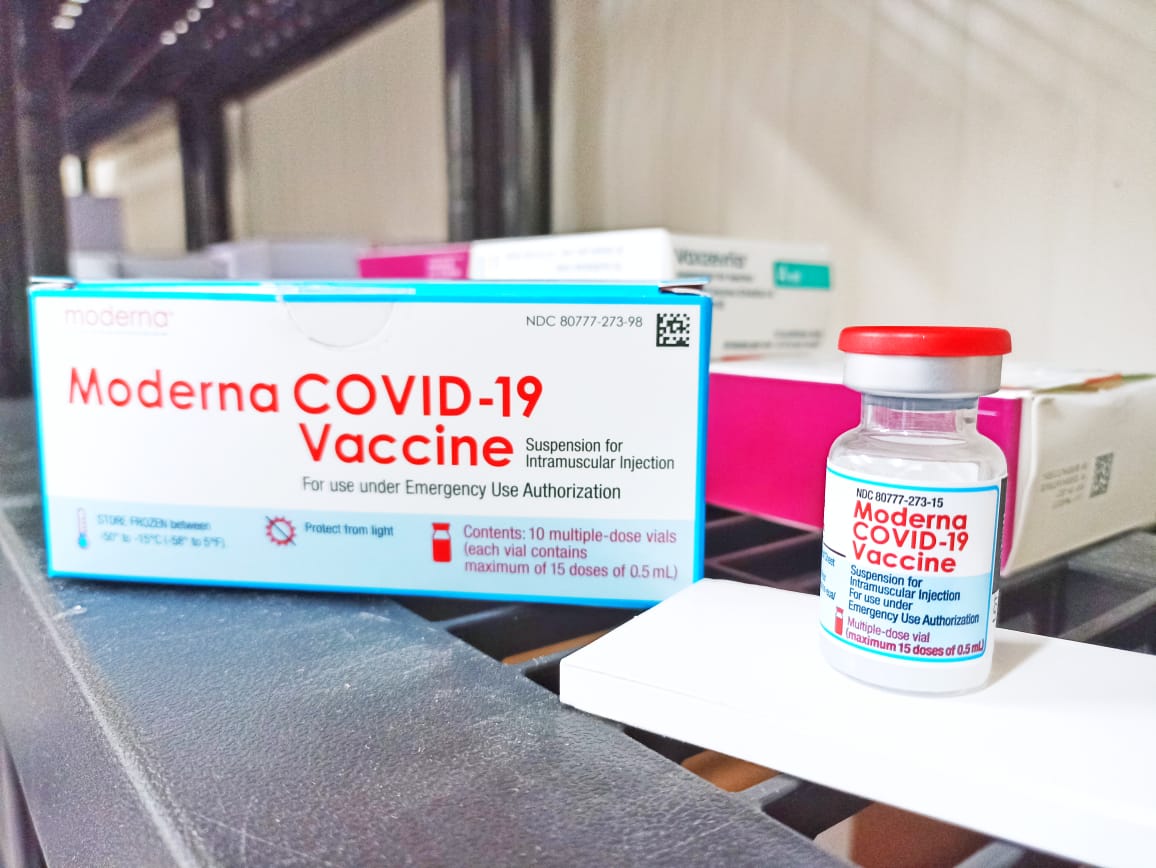 El Tolima recibió de MinSalud, 9.380 dosis de vacuna Moderna