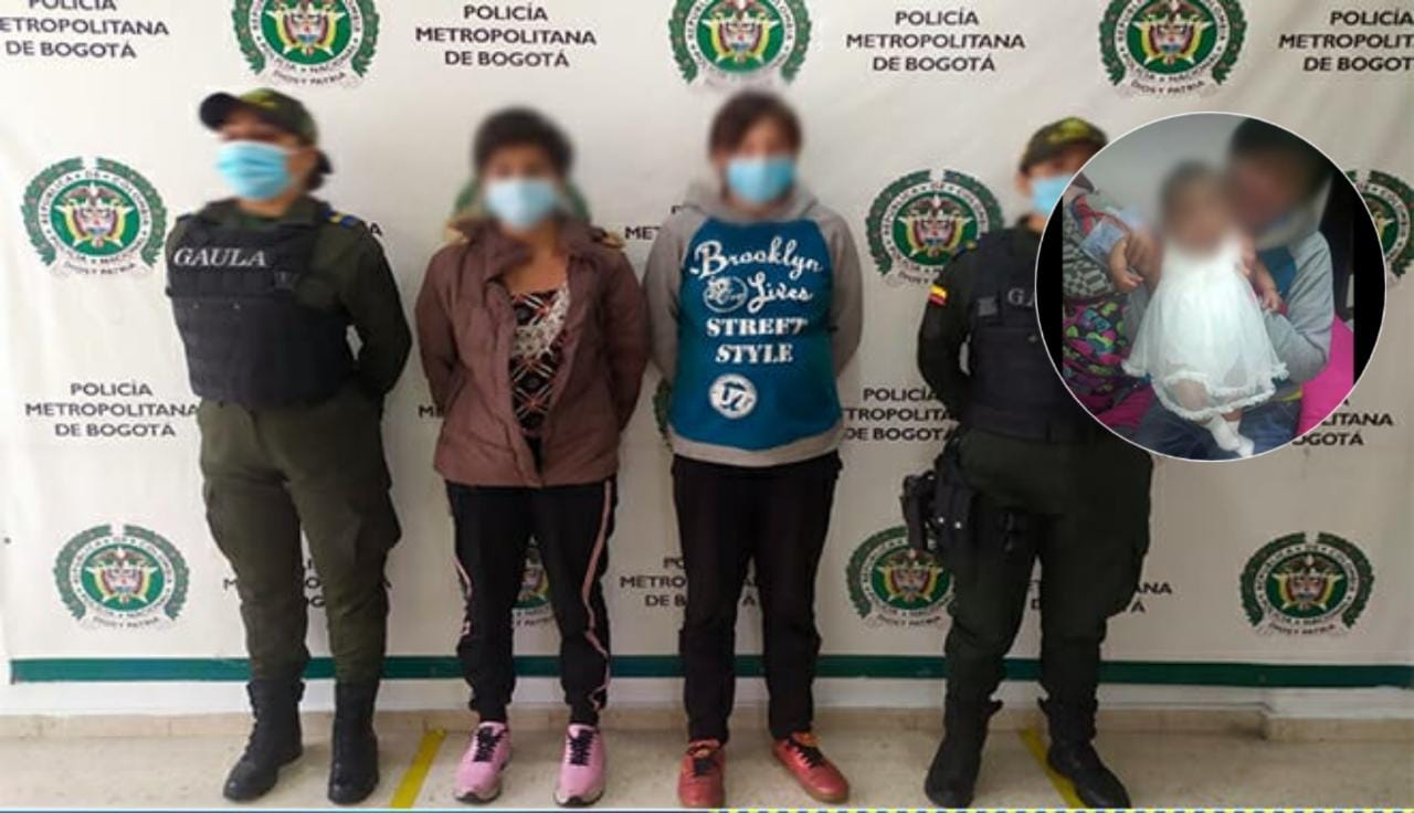 En El Espinal rescatan a bebé secuestrada
