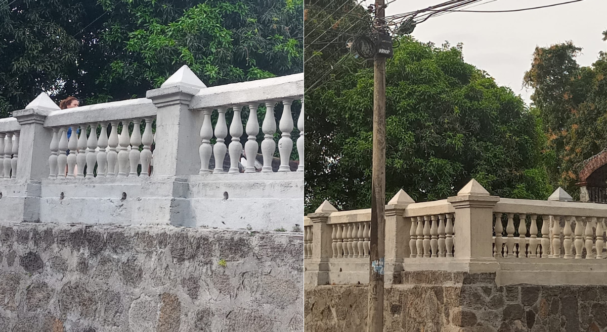 En peligro monumento de La Ermita de Mariquita