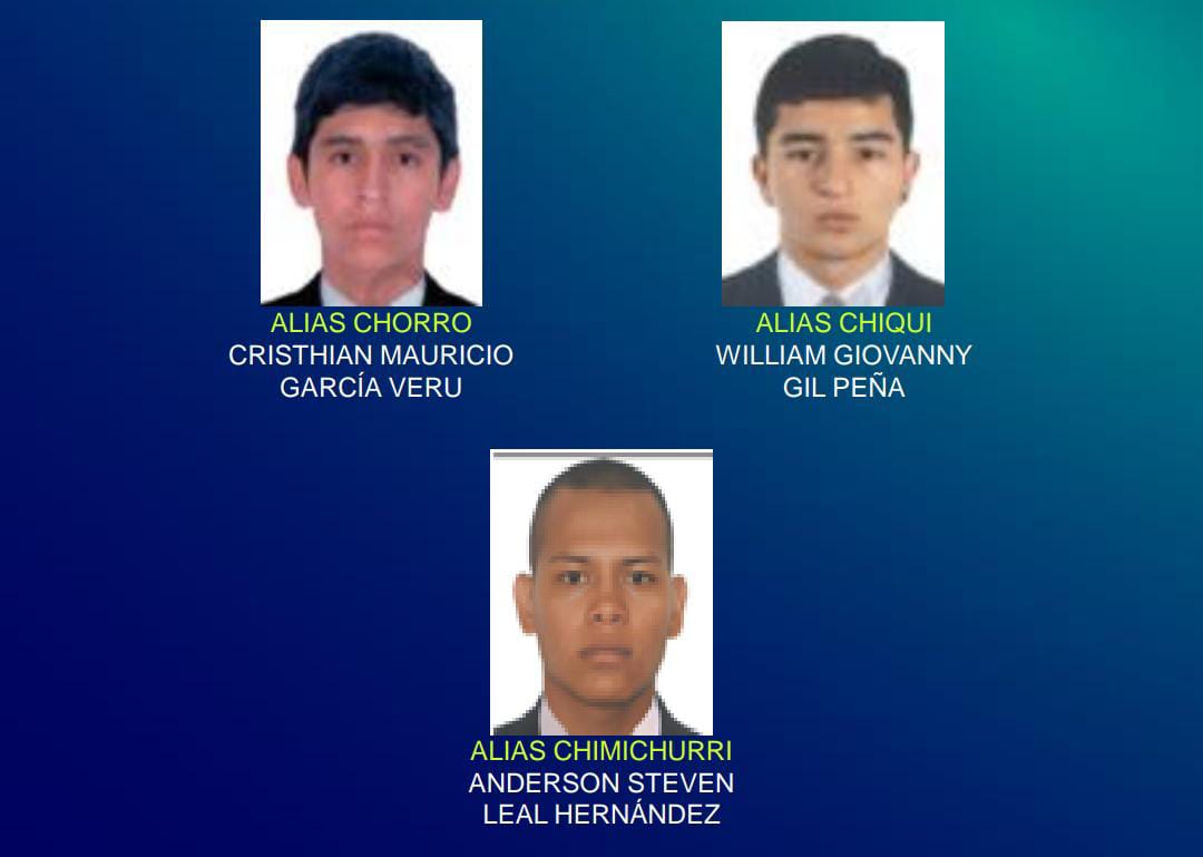 Estos son los tres delincuentes más buscados en Ibagué