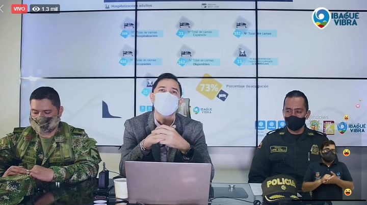 Toque de queda y ley seca en Ibagué todo el fin de semana