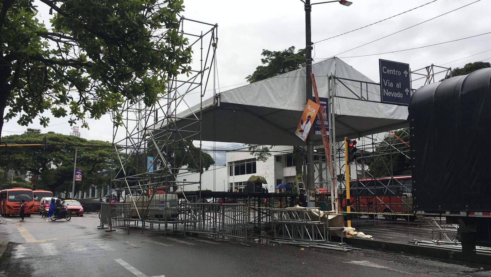 Evite trancones: empezaron los cierres viales por el Festival Folclórico en Ibagué