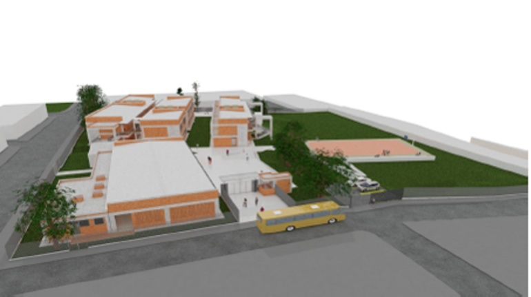 Remodelación del colegio Ciudad Arkalá alcanzó un 77% de ejecución
